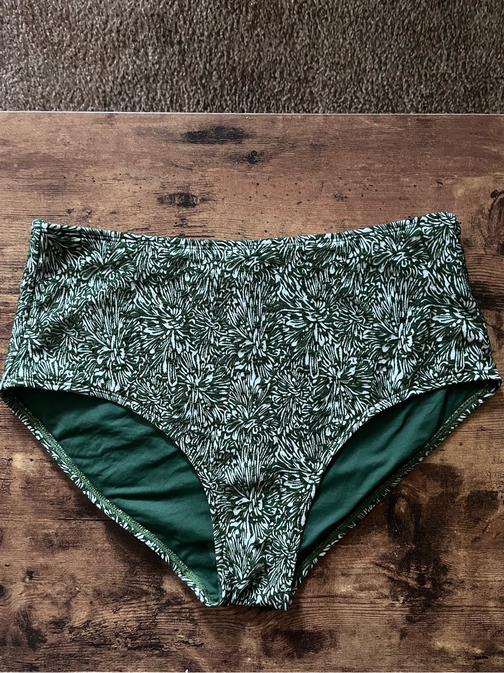 Andie High Waisted Bottoms in Juniper Bloom